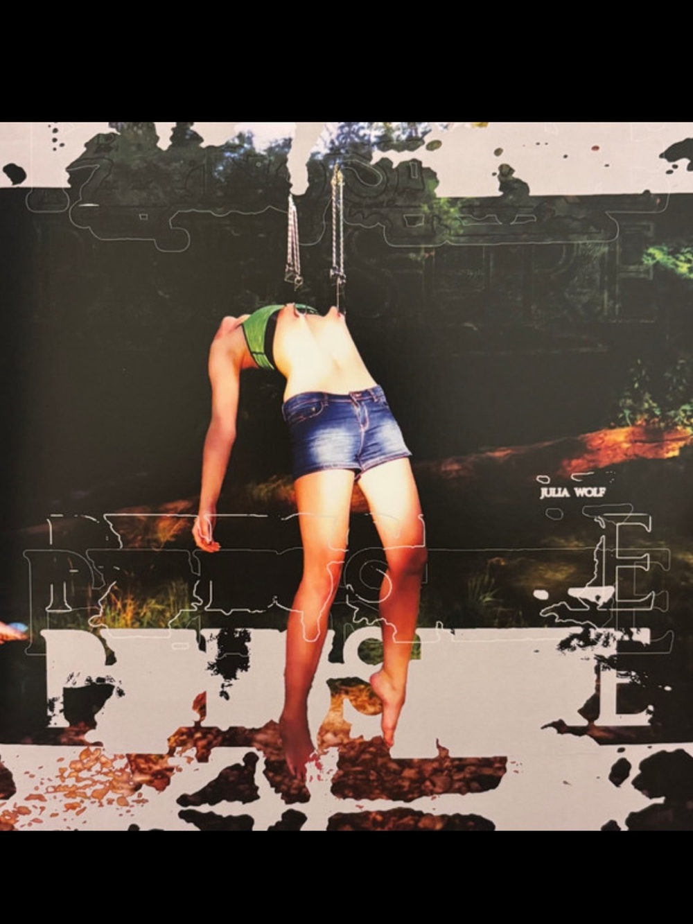 julia wolf -pressure vinyl red splatter